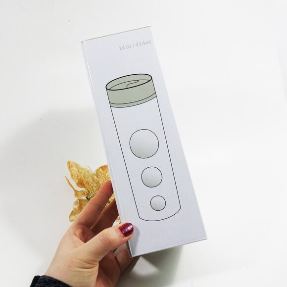 NIP! Kool-Aid White Spill Resistant Water Bottle Tumbler 14oz - Picture 2 of 8